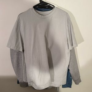 Gray Oversized Look tshirt